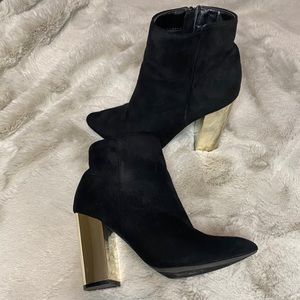 Black ankle boots